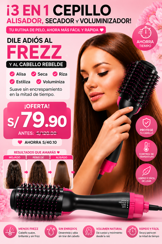 CEPILLO  3 EN 1 PREMIUM