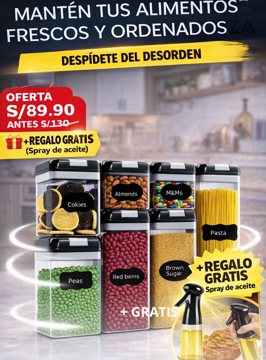 SET DE CONTENEDORES DE 7 PIEZAS